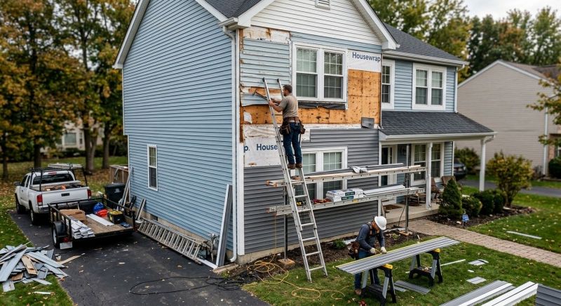 Damaged Siding Replacement in Stamford, CT