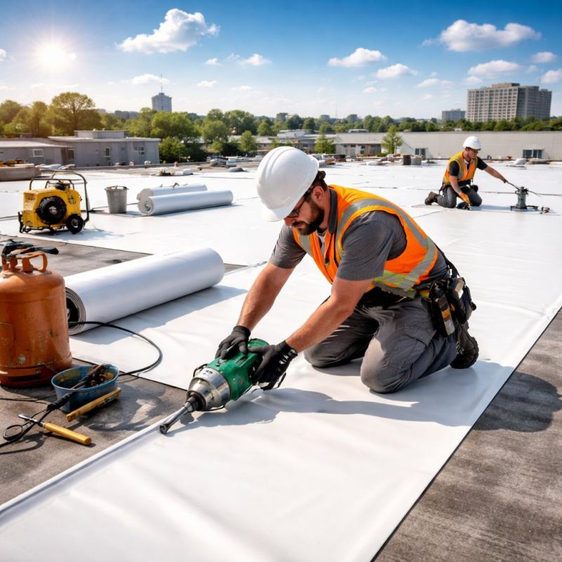EPDM Roof Installation in Alexandria, VA