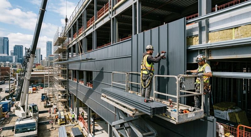 Steel Cladding Installation in Norwalk, CT