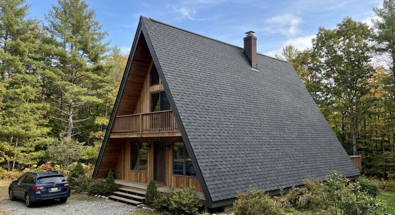 A Frame Roof Installation in Manchester, NH