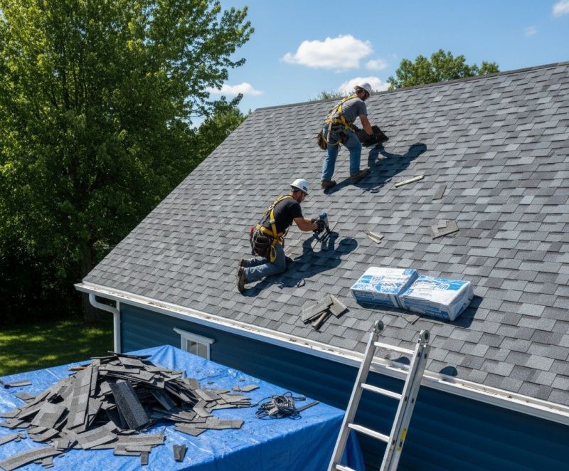 Asphalt Roof Replacement in Manchester, NH