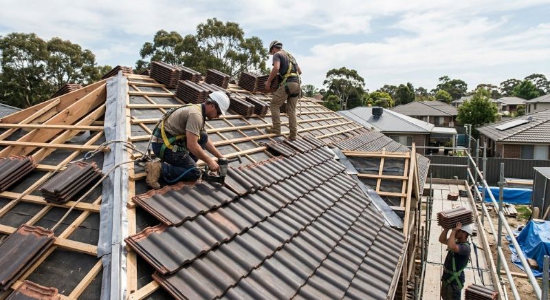 Barrel Tile Roof Installation in Fredericksburg, VA