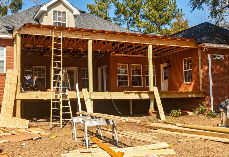 Deck Roof Construction in Framingham, MA