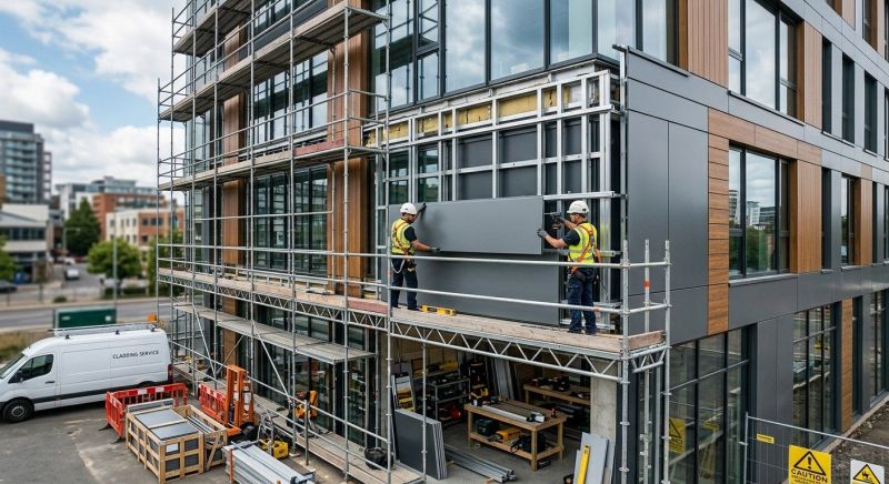 Facade Cladding Installation in Boston, MA