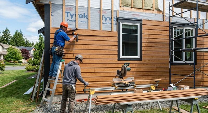 Faux Wood Siding Installation in Norwalk, CT