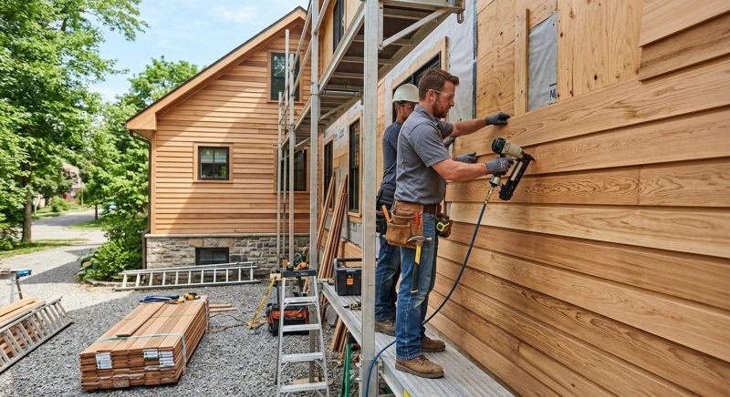 Hardwood Siding Installation in Fairfield County, CT
