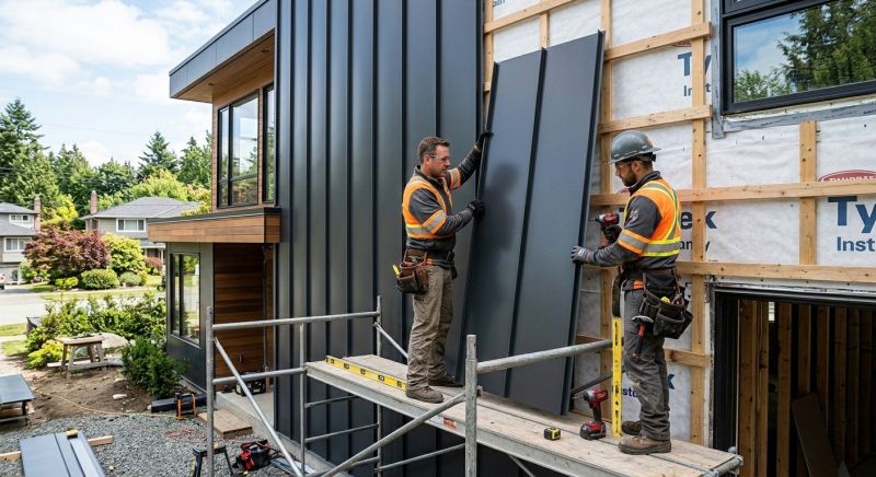 Metal Barn Siding Installation in Boston, MA