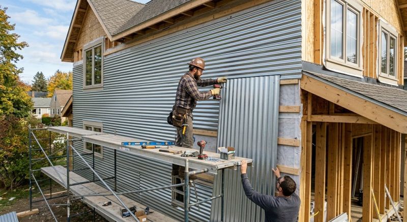 Sheet Metal Siding Replacement in Boston, MA