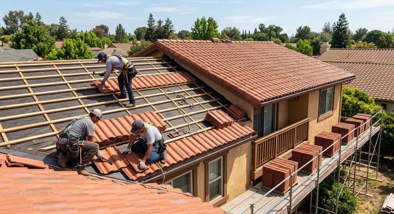 Tile Roof Installation in Fredericksburg, VA
