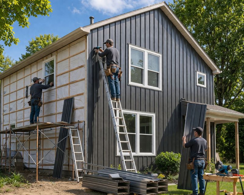 Tin Siding Installation in Boston, MA