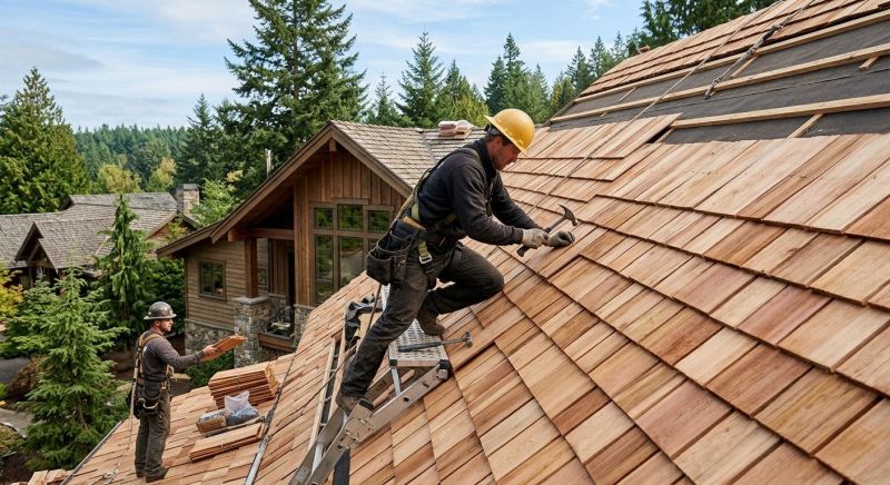 Wood Roofing Installation in Fredericksburg, VA